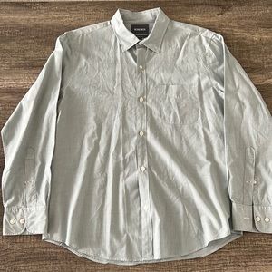 Bonobos Mens Large/Short Tailored Slim Fit Dress Shirt